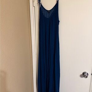 Torrid Blue Pleated Sundress Maxi